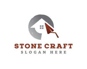 Renovation Trowel Masonry logo design