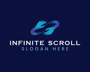 Infinity Hand Community logo design