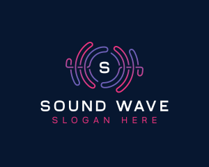 Volume - Sound Wave Audio logo design