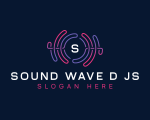 Sound Wave Audio logo design