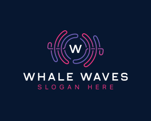 Sound Wave Audio Nightclub logo design