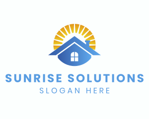 Sunrise - Residential House Sunrise logo design