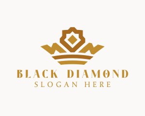 Luxury Diamond Crown logo design