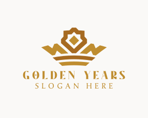 Luxury Diamond Crown logo design