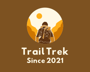 Hiking - Mountain Climbing Trek Hike logo design