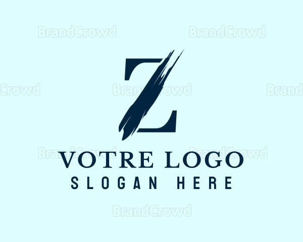 Art Paint Letter Z Logo