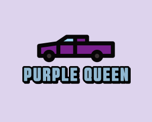 Purple Ute Car logo design