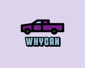 Car Dealer - Purple Ute Car logo design