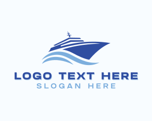 Ship - Ferry Cruise Ship logo design