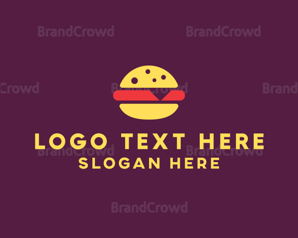Fast Food Burger Hamburger Logo