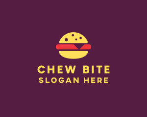 Fast Food Burger Hamburger logo design