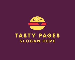 Fast Food Burger Hamburger logo design