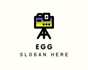 Photo Studio - Video Camera Blogger logo design