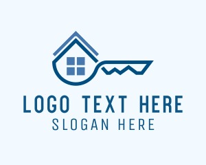 House Cleaner - Key House Roof logo design