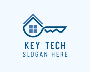 Key House Roof logo design