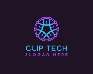 Tech Programmer Circuitry logo design