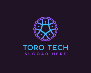 Tech Programmer Circuitry logo design