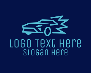 Fast Sports Car Logo