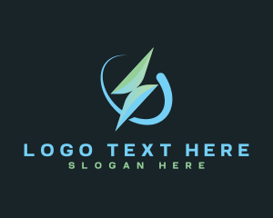 Voltage - Digital Lightning Energy logo design