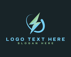 Charging - Digital Lightning Energy logo design