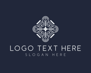 Retreat - Biblical Cross Fellowship logo design