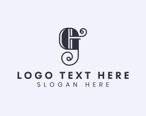 Typography - Cursive Business Letter G logo design