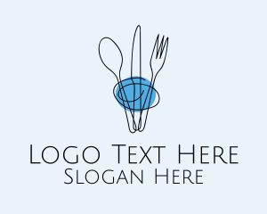 Minimalist Kitchen Cutlery  Logo