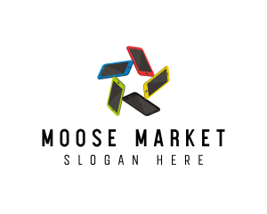 Mobile Phone Market logo design