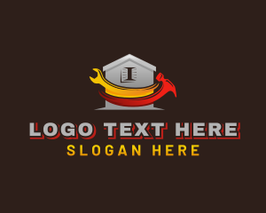 House Construction Remodeling Logo