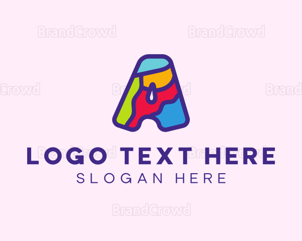 Colorful Letter A Logo