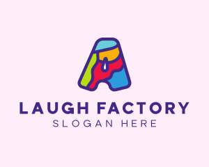 Comedy - Colorful Letter A logo design