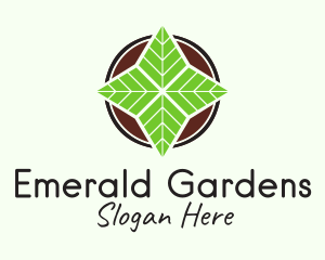 Eco Leaf Garden  logo design