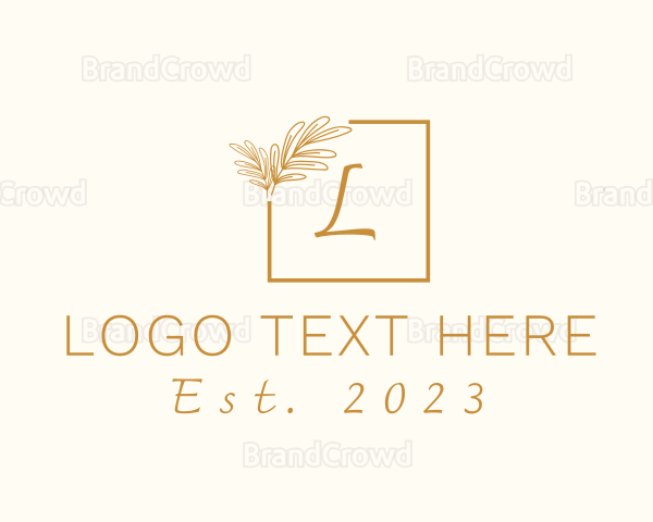 Aesthetic Floral Square Logo