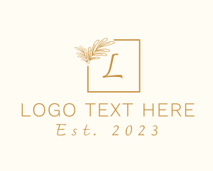 Plant - Aesthetic Floral Square logo design