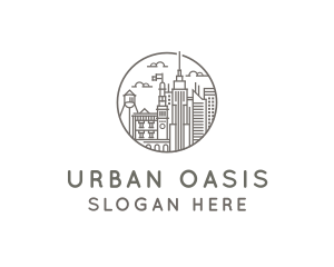 City - Urban City Building Metropolitan logo design