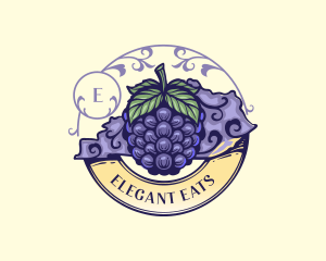 Blackberry Fruit Kentucky logo design