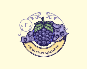 Blackberry Fruit Kentucky logo design