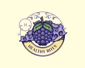 Blackberry Fruit Kentucky logo design