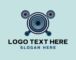 Tire - Tire Wrench Garage logo design
