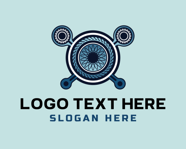 Tire - Tire Wrench Garage logo design