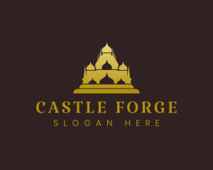 Arabian Castle Temple logo design