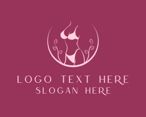 Lady - Sexy Lingerie Bikini logo design