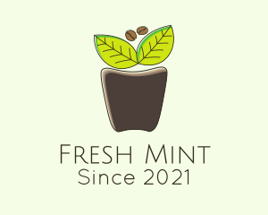 Mint - Coffee Tea Cup logo design