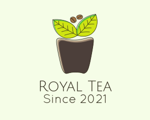 Coffee Tea Cup logo design