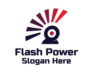 Web Cam Flash logo design