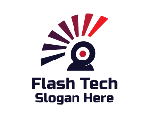Flash - Web Cam Flash logo design