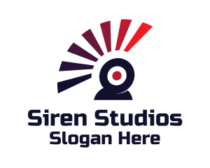 Siren - Web Cam Flash logo design