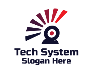System - Web Cam Flash logo design