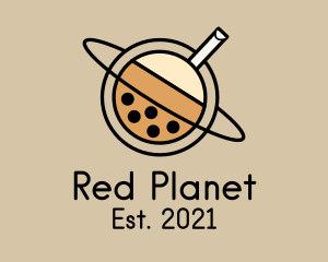 Milk Tea Planet  logo design