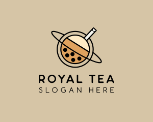 Milk Tea Planet  logo design